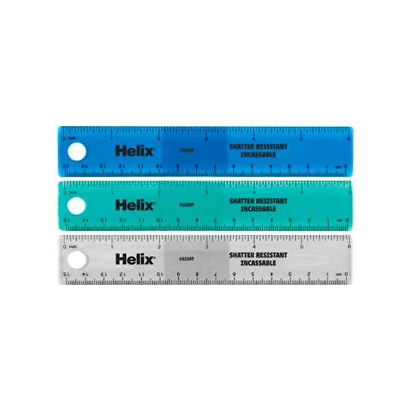 6 Inch Helix Rulers